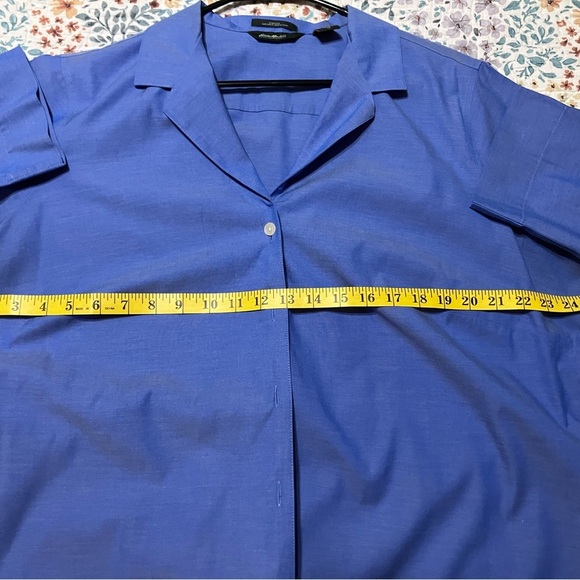 Eddie Bauier women’s Blue Button-Up Shirt - Picture 3 of 5